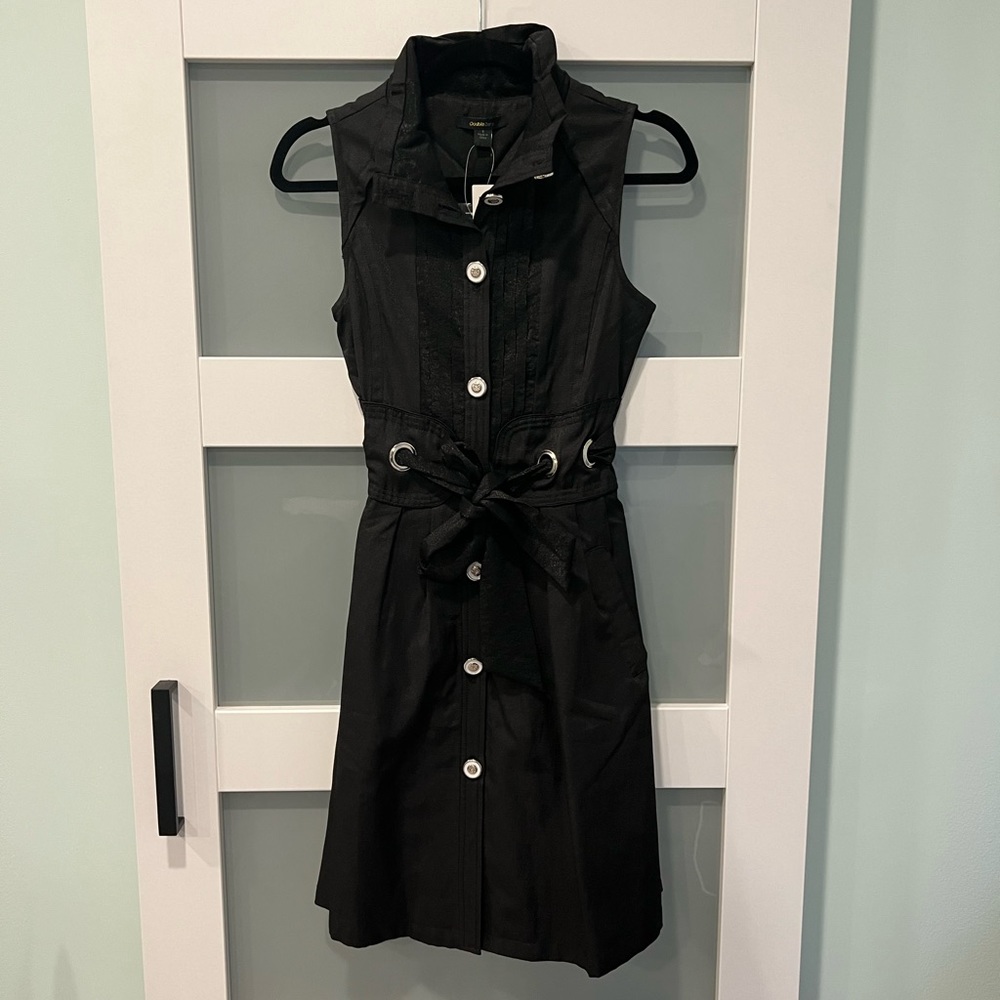 Double Zero Sleeveless Button Down Collared Dress Size Small (NWT)